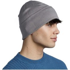 Czapka BUFF KNITTED BEANIE NIELS. Szare czapki i kapelusze męskie Buff, bez wzorów. W wyprzedaży za 95.94 zł.