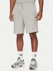 Reebok Szorty sportowe 100221793 Szary Regular Fit. Szare krótkie spodenki sportowe męskie Reebok, l, bez wzorów, z bawełny. Za 139.99 zł.