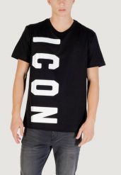 Koszulka crop top Mężczyzna ICON. Czarne koszulki sportowe męskie ICON, na lato, m, bez wzorów, z bawełny, bez kołnierzyka, bez ramiączek. Za 164.50 zł.