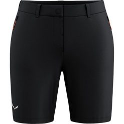 Damskie spodenki kompresyjne Salewa Puez Talvena DST. Czarne szorty damskie Salewa, na lato, s, bez wzorów, z materiału, klasyczne, z standardowym stanem. Za 240.99 zł.