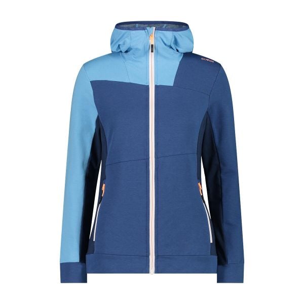 Bluza damska z kapturem CMP. Niebieskie bluzy damskie CMP, xl, bez wzorów, z tkaniny, z kapturem. Za 253.50 zł.