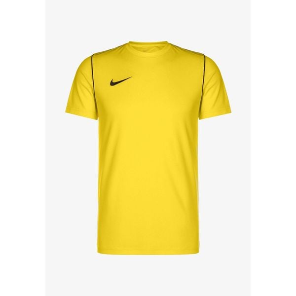Koszulka treningowa męska Nike Park 20. Żółte koszulki sportowe męskie Nike, m, bez wzorów, bez kołnierzyka, bez ramiączek, do piłki nożnej. Za 122.00 zł.
