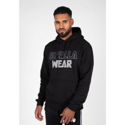 Nevada Bluza z kapturem - Czarny. Czarne bluzy męskie GORILLA WEAR, s, bez wzorów, z kapturem. Za 389.00 zł.