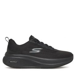 Buty do biegania Skechers. Czarne obuwie sportowe damskie Skechers, bez wzorów, do biegania. Za 319.99 zł.