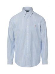 Polo Ralph Lauren Koszula Mężczyźni Regular Fit Bawełna niebieski|biały, S. Białe koszule męskie Polo Ralph Lauren, m, bez wzorów, z bawełny, klasyczne, bez kołnierzyka, bez ramiączek. Za 429.95 zł.