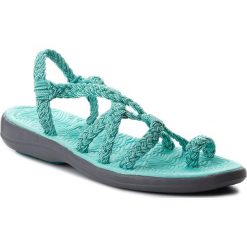 Japonki LA MARINE - Calypso Original Shiny Lagoon. Zielone klapki damskie La Marine, z materiału. W wyprzedaży za 149.00 zł.