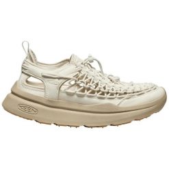 Damskie sandały turystyczne Keen Uneek WK. Białe obuwie sportowe damskie Keen, bez wzorów, trekkingowe. Za 568.15 zł.