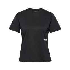 Koszulka damska Hummel Pulse. Czarne t-shirty damskie Hummel, m, bez wzorów, z poliesteru, eleganckie, bez kołnierzyka. Za 144.00 zł.