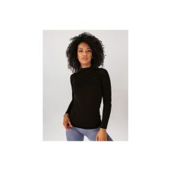 Longsleeve bezszwowy klasyczny Czarny. Czarne obuwie sportowe damskie Gym Hero, bez wzorów, na fitness i siłownię. Za 216.60 zł.