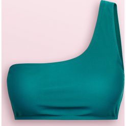 Komplet bikini z topem na jedno ramię - Turkusowy. Bikini damskie marki Cropp. Za 69.99 zł.