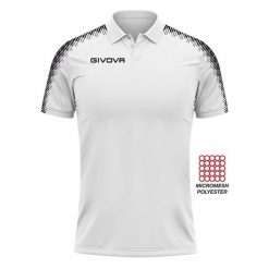 Polo Givova Club Wit XL - Luksusowa Męska Koszulka Polo z Bawełny. Białe koszulki polo męskie Givova, m, bez wzorów, z bawełny, bez kołnierzyka, bez ramiączek. Za 178.99 zł.