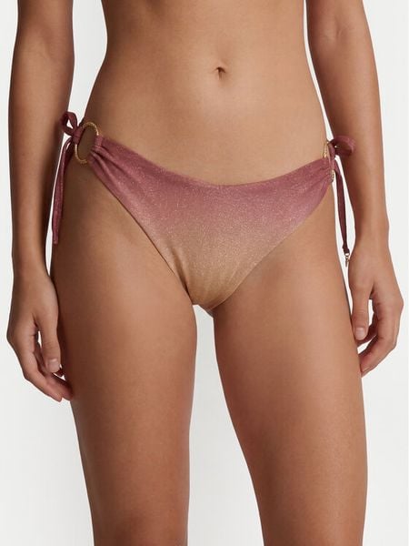 Guess Dół od bikini E6GO08 KF600 Różowy. Czerwone bikini damskie Guess, s, z aplikacjami. Za 264.99 zł.