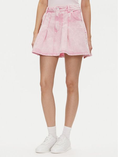 HUGO Spódnica jeansowa Gloom_B 50534786 Różowy Regular Fit. Czerwone spódnice damskie Hugo, m, bez wzorów, z bawełny. Za 239.99 zł.