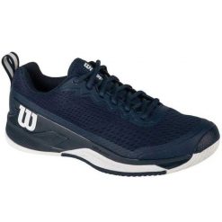 Męskie Buty Tenisowe Rush Pro 4.5. Niebieskie trekkingi męskie Wilson, tenisowe. Za 745.99 zł.