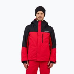 Kurtka narciarska męska Rossignol Velika Insulated Sports Red - M. Czerwone kurtki męskie Rossignol, na zimę, m, bez wzorów, sportowe, bez kaptura. Za 1,449.00 zł.