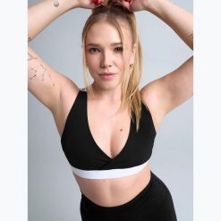 Biustonosz Under Armour Crossback Mid. Czarne biustonosze Joy in me, bez wzorów. Za 229.99 zł.