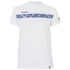 Koszulka tenisowa chłopięca z krótkim rękawem Tecnifibre Airmesh. Białe t-shirty dla chłopców TECNIFIBRE, bez wzorów, z materiału, bez ramiączek. Za 89.99 zł.