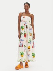 Seafolly Sukienka letnia La Boca 55597-DR Écru Regular Fit. Sukienki damskie Seafolly, na lato, m, bez wzorów, z bawełny, bez kołnierzyka, bez ramiączek. Za 759.99 zł.