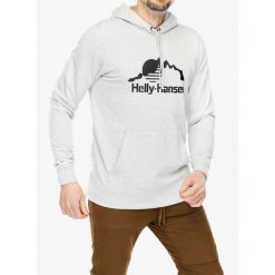 Bluza z kapturem męska Helly Hansen Nord Graphic Pullover Hoodie. Szare bluzy męskie Helly Hansen, m, bez wzorów, z kapturem. Za 249.99 zł.