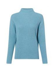 Marie Lund Sweter Kobiety Bawełna niebieski, L. Niebieskie swetry damskie Marie Lund, l, bez wzorów, z bawełny, klasyczne, bez kołnierzyka, bez ramiączek, bez kaptura. Za 299.95 zł.