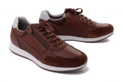 GEOX U35H5A OPTEK C0013 brown, półbuty męskie. Brązowe półbuty na co dzień męskie Geox, bez zapięcia. Za 257.94 zł.