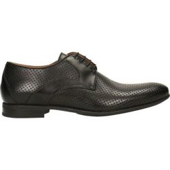 Półbuty LOUIS. Czarne eleganckie półbuty Gino Rossi, ze skóry. W wyprzedaży za 299.90 zł.