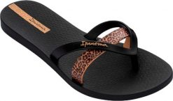 Ipanema Klapki japonki damskie Ipanema Kirei Chic czarno-beżowe 83673-BN982 39. Brązowe klapki damskie Ipanema, bez wzorów, sportowe, bez obcasa. Za 96.73 zł.