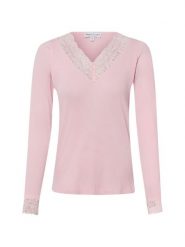 Marie Lund koszulka z długim rękawem Kobiety Bawełna różowy, XXXL. Czerwone t-shirty damskie Marie Lund, bez wzorów, z bawełny, bez kołnierzyka. Za 149.95 zł.