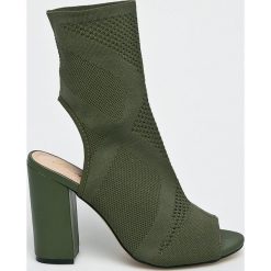 Answear - Sandały Lisa. Szare sandały damskie ANSWEAR, z materiału. W wyprzedaży za 79.90 zł.