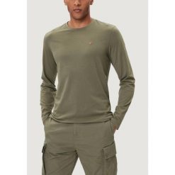 Koszulka z długim rękawem Mężczyzna NAPAPIJRI SALIS LS 1. Zielone bluzki z długim rękawem męskie Napapijri, m, bez wzorów, z bawełny, bez kołnierzyka. W wyprzedaży za 190.50 zł.