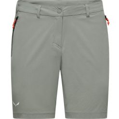 Damskie spodenki kompresyjne Salewa Puez Talvena DST. Zielone szorty damskie Salewa, na lato, s, bez wzorów, z materiału, klasyczne, z standardowym stanem. Za 379.99 zł.