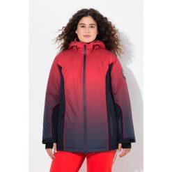 Damskie Kurtka sportowa dradientowa wodoodporna osłona przeciwśnieżna. Niebieskie kurtki damskie Ulla Popken, na zimę, plus size, bez wzorów, z elastanu, bez kaptura. Za 879.99 zł.