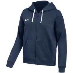 Bluza damska Nike Park 26 Fleece Full-Zip Hoodie. Niebieskie bluzy sportowe damskie Nike, bez wzorów, z kapturem, na fitness i siłownię. Za 192.99 zł.