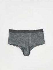 Majtki typu szorty - szary. Szare szorty damskie Reserved, l, bez wzorów. W wyprzedaży za 19.99 zł.