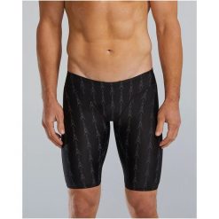 Spodenki pływackie męskie TYR FUSION2 JAMMER. Czarne kąpielówki męskie TYR, m, bez wzorów, do pływania. Za 299.99 zł.