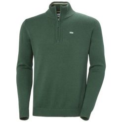 Sweter 1/2 zip Helly Hansen Smoegen. Zielone swetry przez głowę męskie Helly Hansen, l, bez wzorów, z bawełny, bez kołnierzyka. Za 488.50 zł.