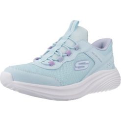 Buty SKECHERS BOUNDER PRO Niebieski. Niebieskie trekkingi damskie Skechers, trekkingowe. Za 189.99 zł.
