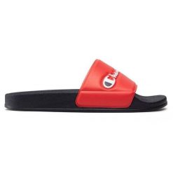 Klapki Champion Rochester Slide Varsity M S21993.RS001 czerwone. Czerwone klapki męskie . W wyprzedaży za 243.81 zł.