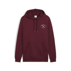 Męska bluza z kapturem PUMA Class z grafiką PUMA Ruby Shimmer Red. Czerwone bluzy męskie Puma, m, bez wzorów, z kapturem. Za 269.00 zł.