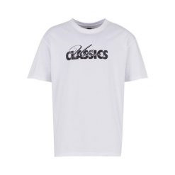 Oversized T-shirt Urban Classics Cursive Bold Logo Heavy. Białe t-shirty męskie Urban Classics, m, bez wzorów, bez kołnierzyka. Za 149.50 zł.