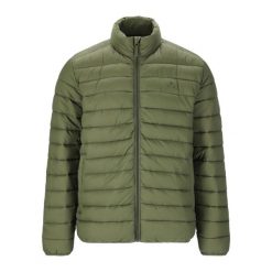 Kurtka puchowa Whistler Arubi. Zielone kurtki męskie Whistler, bez wzorów, z puchu, sportowe, bez kaptura. Za 233.50 zł.