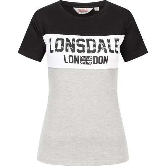 Koszulka damska Lonsdale Tulse. Czarne koszulki sportowe damskie Lonsdale, xl, bez wzorów, z jersey, bez kołnierzyka. Za 137.50 zł.