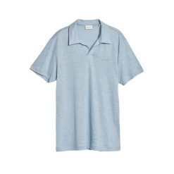 Koszulka polo męska Gant Linen Ss Polo. Niebieskie koszulki polo męskie GANT, m, bez wzorów, ze lnu, bez ramiączek. W wyprzedaży za 223.00 zł.