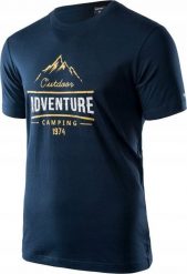 Hitec Koszulka męska t-shirt bawełniany Hi-tec Lore granat rozmiar S. T-shirty męskie HITEC, m, bez wzorów, z bawełny, bez kołnierzyka. Za 44.34 zł.