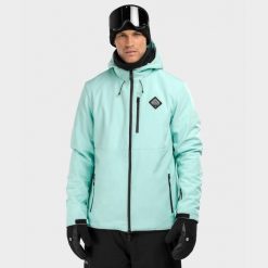 Męska kurtka snowboardowa Sporty zimowe Mężczyzna Siroko W2 Senja. Niebieskie kurtki męskie SIROKO, na zimę, l, bez wzorów, z softshellu, sportowe, bez kaptura. Za 844.00 zł.