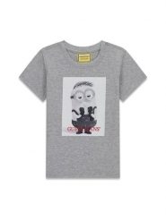 Guess Kids T-Shirt 183592 Szary Classic Fit. Szare t-shirty dla chłopców Guess Kids, z aplikacjami, bez ramiączek. Za 114.99 zł.