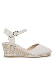 Jenny Fairy Espadryle WYL2610-2 Beżowy. Brązowe sandały damskie Jenny Fairy, bez wzorów, z materiału, bez obcasa, bez zapięcia. Za 69.99 zł.