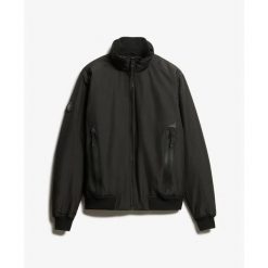 Kurtka Superdry Harrington City. Zielone kurtki męskie Superdry., xl, z aplikacjami, prążkowane, klasyczne, bez kaptura. Za 606.00 zł.