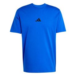 Koszulka męska ADIDAS M SL SJ T M. Niebieskie koszulki sportowe męskie Adidas, m, bez wzorów, z bawełny, bez kołnierzyka, bez ramiączek. Za 109.00 zł.