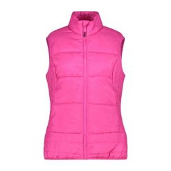 Damska kurtka bez rękawów CMP. Czerwone kurtki damskie CMP, l, bez wzorów, bez kaptura. Za 407.35 zł.